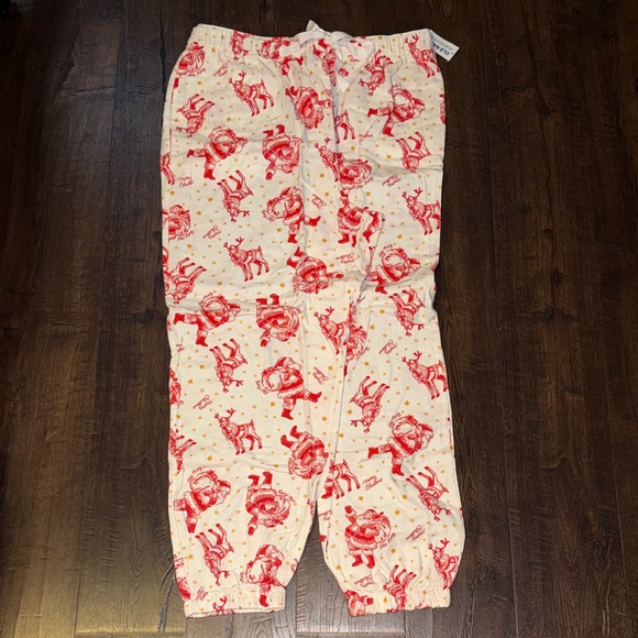 Old Navy Red and White Pajamas & Matching Shirt - Picture 2 of 7